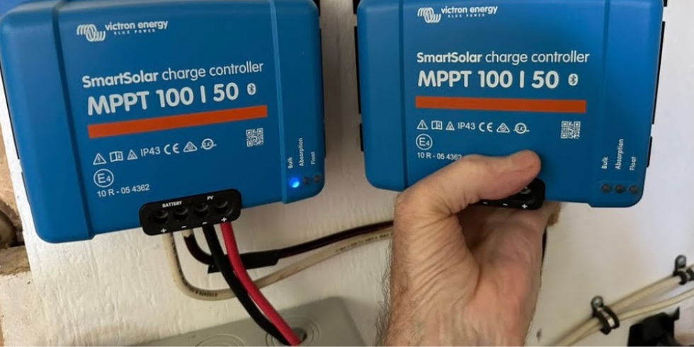 Wiring a Victron MPPT 100/30 Solar Charge Controller