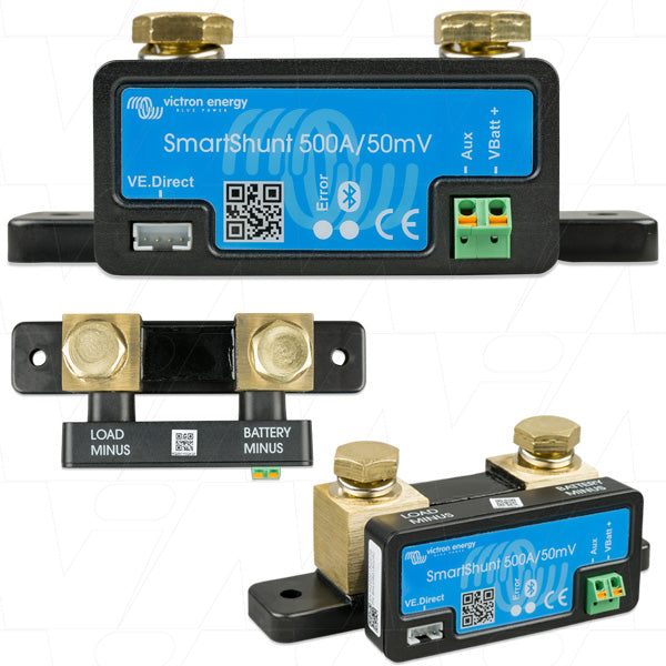 VICTRON SmartShunt 500A Batterimonitor Smart Shunt m/Bluetooth for