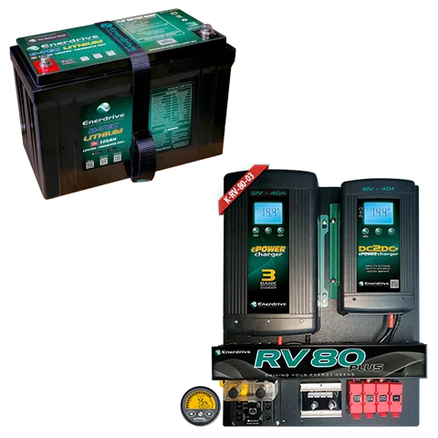 RV80-03 PLUS Board inc 125Ah BTEC Bundle K-RV80-03-125BT-BUNDLE