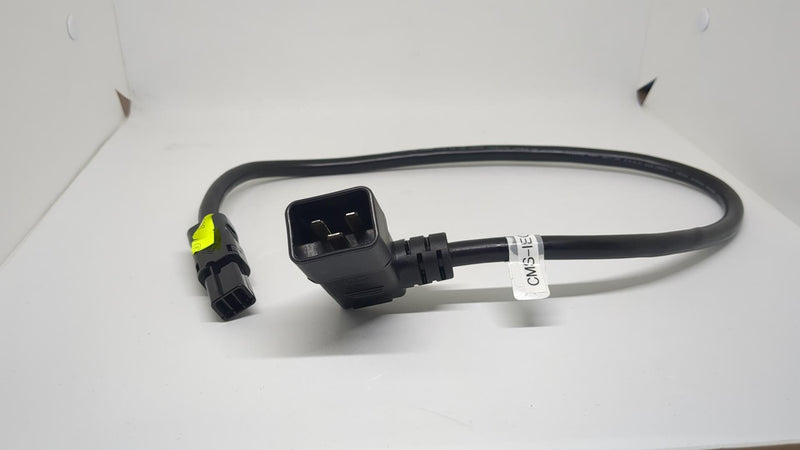 CMS C3.1 to IEC C20 Inverter Out Cable 600mm 90o 2.5mm