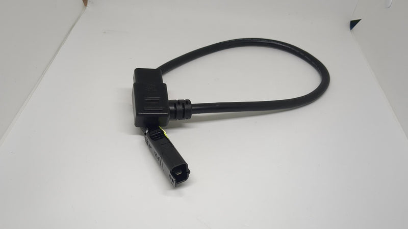 CMS C3.1 to IEC C19 Inverter Input Cable 600mm 90o 2.5mm