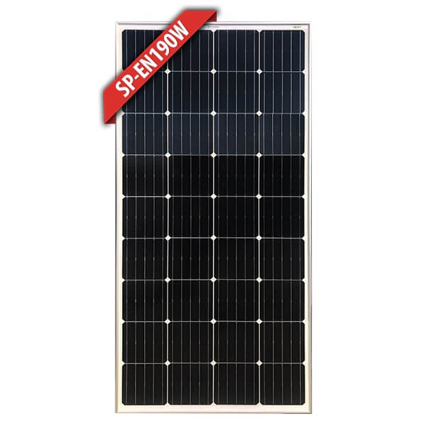 190W Fixed Mono Solar Panel (Black Frame)