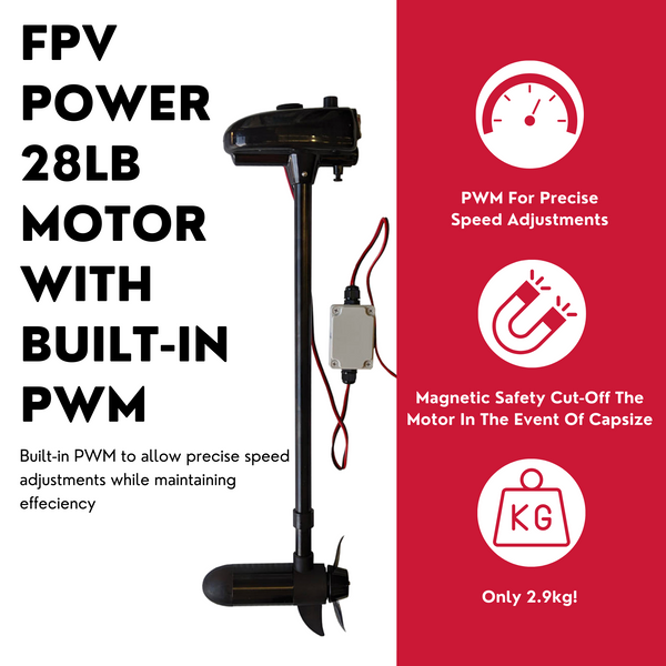 FPV Power 28lb motor with built in PWM Speed Controller