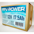 FPV Power 12V 17.5Ah Lithium Battery Plus Charger Combo