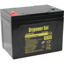 DryPower Sealed Lead Acid Hybrid Gel Deep Cycle Battery 12GB75C