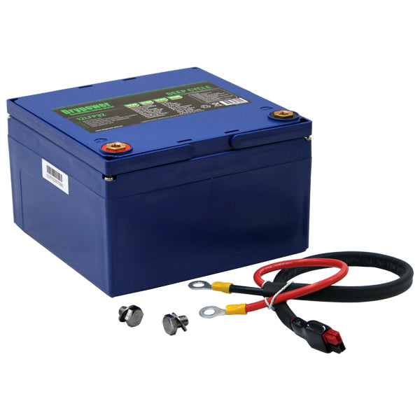 DryPower High Power 12.8V 32.4AH Lithium Iron Phosphate (Lifepo4) Rechargeable Battery & Lead Kit 12LFP32