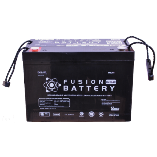 Fusion 12V 620CCA EV12-100 Electric Vehicle series Battery