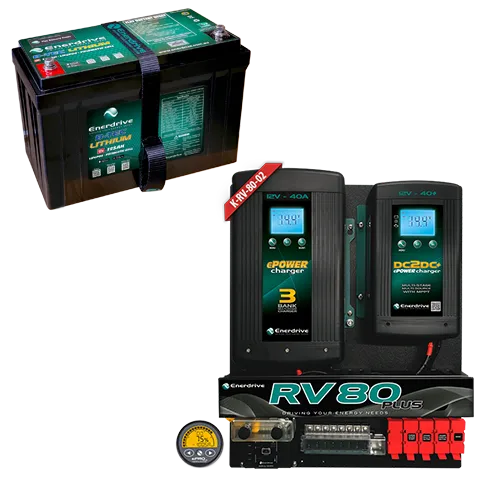 RV80-02 PLUS Board inc 125Ah BTEC Bundle K-RV80-02-125BT-BUNDLE