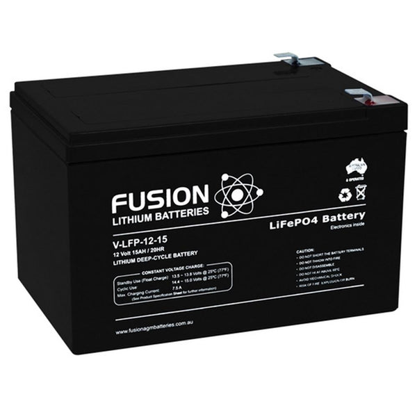 Fusion Lithium 12V Deep Cycle Battery V-LFP-12-15