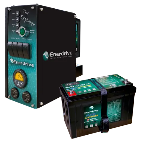 Enerdrive EXPLORER 01 LEFT inc 125Ah BTEC Bundle K-EXP-01-LB2