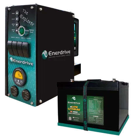 Enerdrive EXPLORER 01 LEFT inc 100Ah eLITE Bundle K-EXP-01-LB1