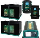 Enerdrive 2 x 100Ah eLITE Bundle inc DC40, AC20 & 1000W K-200-12