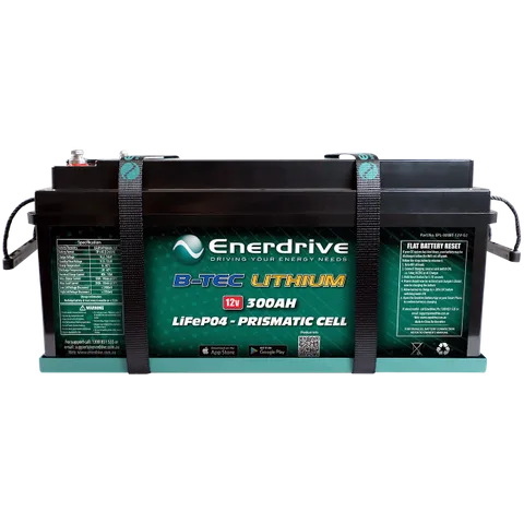 Enerdrive B-TEC 300amp / 12v LiFePO4 Battery Gen2 EPL-300BT-12V-G2