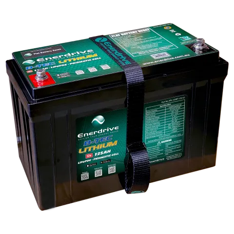 Enerdrive B-TEC 125amp / 12v LiFePO4 Battery Gen2 EPL-125BT-12V