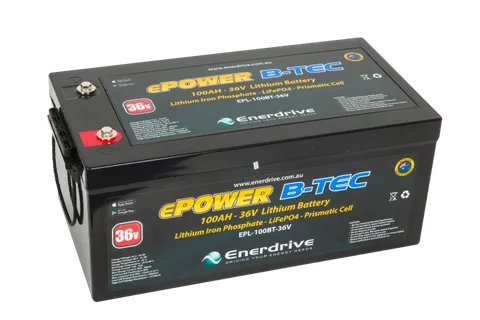 Enerdrive B-TEC 100amp / 36v LiFePO4 Battery BT EPL-100BT-36V