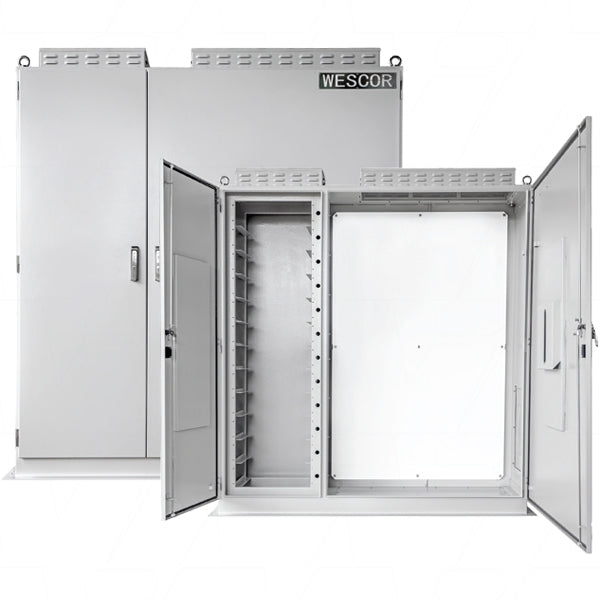 Large Battery & Power Conversion Specialty Cabinet Enclosure for up to 12 x 19" Battery Modules & Power Conversion Equipment ALL12+