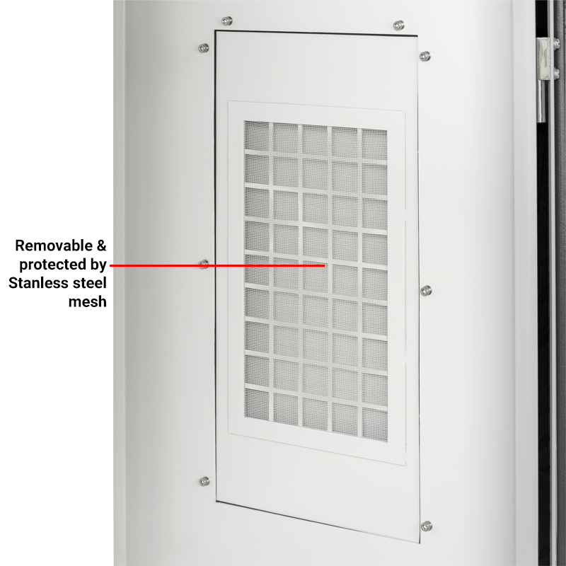 Large Battery & Power Conversion Specialty Cabinet Enclosure for up to 12 x 19" Battery Modules & Power Conversion Equipment ALL12+