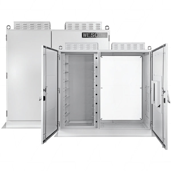 Small Battery & Power Conversion Specialty Cabinet Enclosure for up to 8 x 19" Battery Modules ALS8