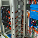 Small Battery & Power Conversion Specialty Cabinet Enclosure for up to 8 x 19" Battery Modules ALS8