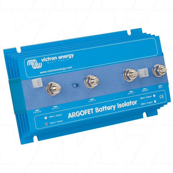 Victron 100A 3 Battery FET Isolator with Alternator energize input M8 ARG100301020 (R) ARGOFET 100-3