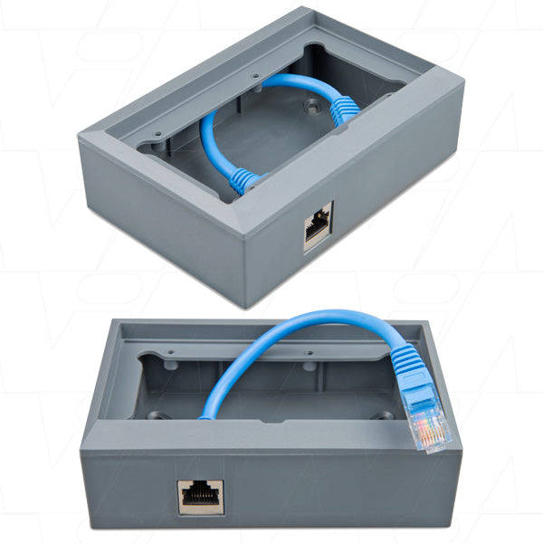 Victron Wall Mount Enclosure for 65x120mm GX panels with 90 deg. RJ45 socket only ASS050300010