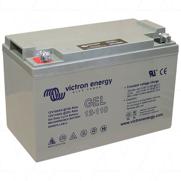 BAT412101104 - Victron Energy 12V 110Ah Sealed Lead Acid Deep Cycle Gel Battery BAT412101104 Product Image