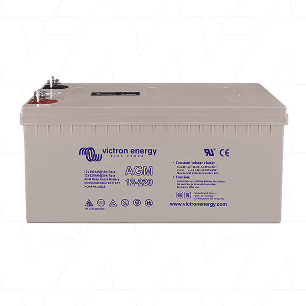 BAT412201084 - Victron Energy 12V 220Ah (20HR) Cyclic AGM Type Lead Acid Battery BAT412201084 Product Image