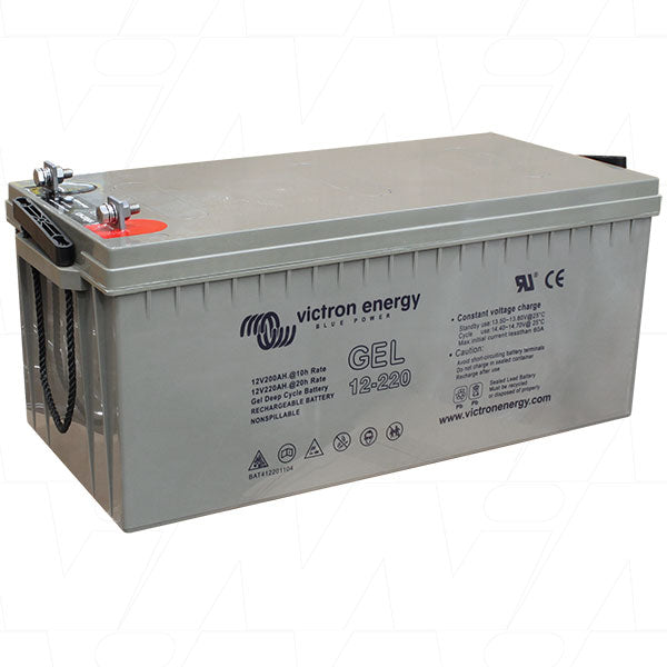 BAT412201104 - Victron Energy 12V 220Ah Sealed Lead Acid Deep Cycle Gel Battery BAT412201104 Product Image