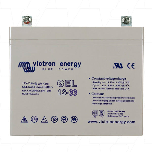 BAT412600104 - Victron Energy 12V 66Ah Sealed Lead Acid Deep Cycle Gel Battery BAT412600104 Product Image
