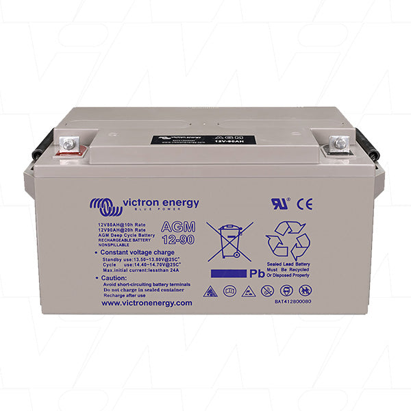 BAT412800084 - Victron Energy 12V 90Ah (20HR) Cyclic AGM Type Lead Acid Battery BAT412800084 Product Image
