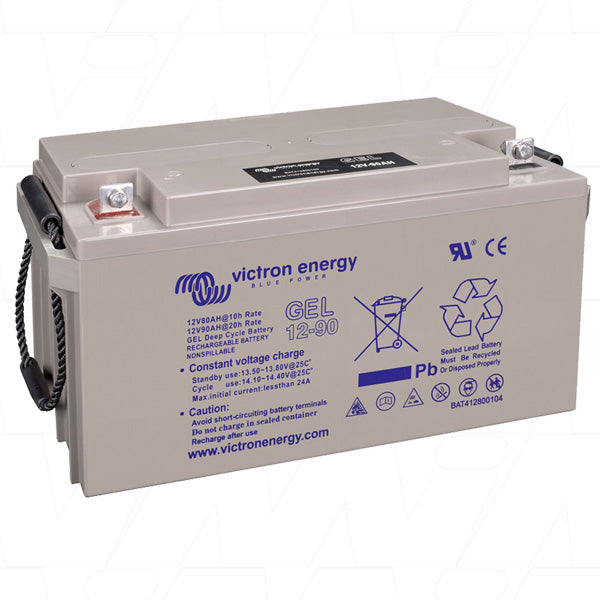 BAT412800104 - Victron Energy 12V 90Ah Sealed Lead Acid Deep Cycle Gel Battery BAT412800104 Product Image
