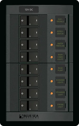 Panel 360 12VDC 8 Postion 15A BS-1200B