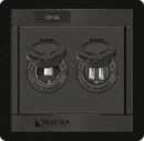 Panel 360 12v DC Dual 2.1A USB Socket BS-1478B