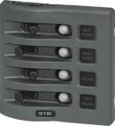 Panel 12VDC WP CB Panel - Gray 4P BS-4374B