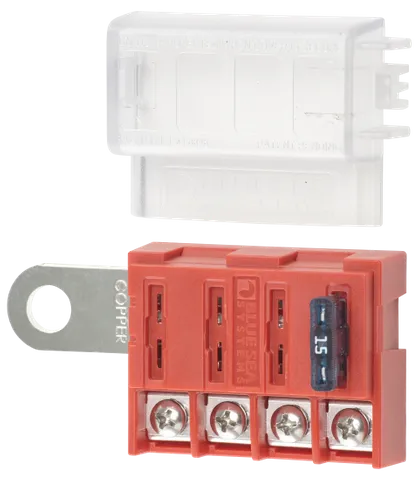 Fuse Block ST Blade 4 Circuit Bat Terminal BS-5023B