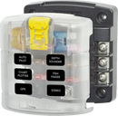 ST Blade Fuse Block 6 Circuit inc Cover BS-5028B