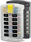 ST Blade Fuse Block 12 Circuit inc Cover BS-5029B