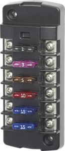 Fuse Block ST Blade 6Circuit Independent BS-5037B