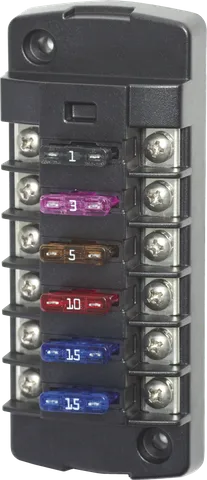 Fuse Block ST Blade 6Circuit Independent BS-5037B