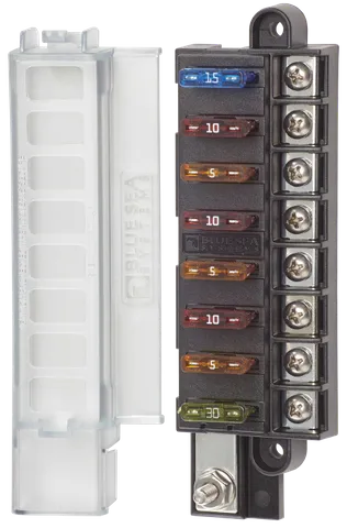 ST Blade Fuse Compact 8 Circuit & Cover BS-5046B