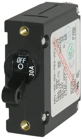 Circuit Breaker AA1 Toggle 30A Black BS-7220B