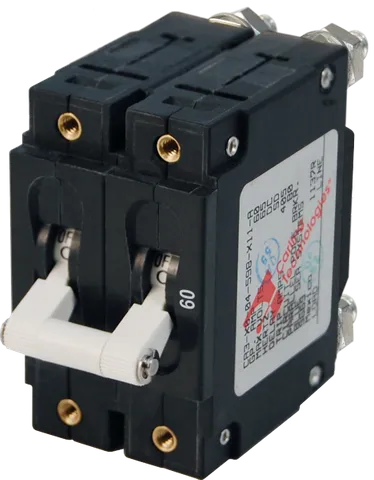 Circuit Breaker CA2 Toggle 60A White BS-7254B