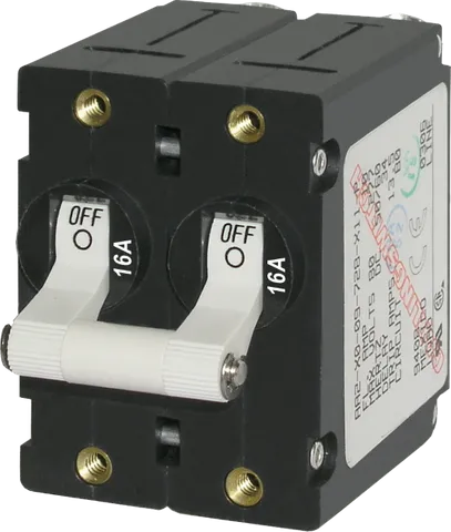 Circuit Breaker AA2 Toggle 16A White BS-7294B