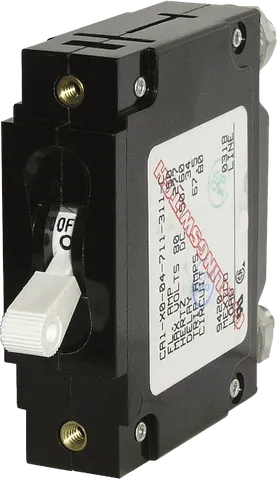 Circuit Breaker CA1 Toggle 5A White BS-7350B