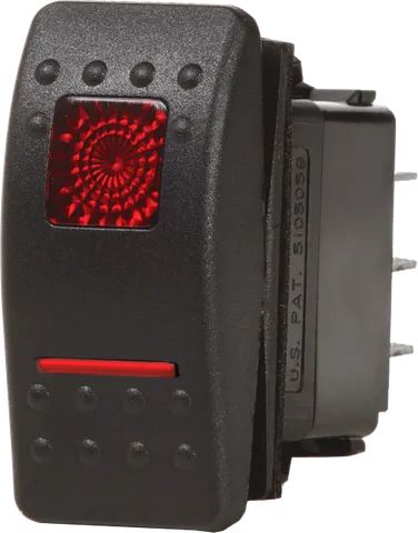 Switch Contura 2 DPDT ON-OFF-ON Black BS-7936B