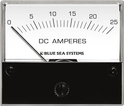 Ammeter DC 0–25A w/internal Shunt BS-8005B