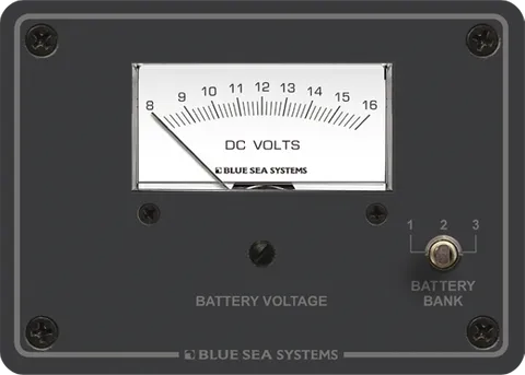 Panel Meter Analog 8-16VDC 3 Bank BS-8015B