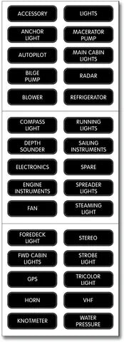 30 Label Kit DC Panel Basic Large BS-8030B