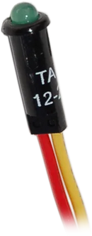 LED Indicator Light GREEN 12/24VDC BS-8172B