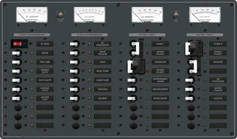 Panel 230V/12V 12 x AC + 19 x DC BS-8186B